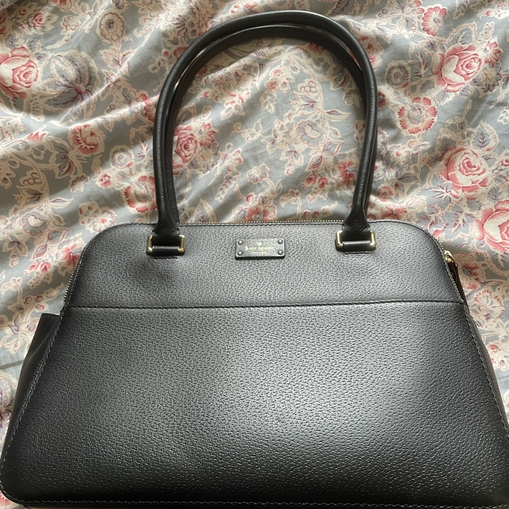 Kate spade black nylon medium sized purse